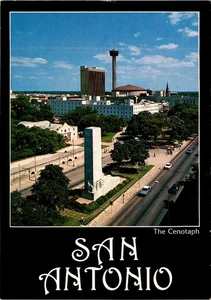 Vintage Postcard-Alamo Cenotaph, San Antonio, Texas, Day View, Unposted - Picture 1 of 2