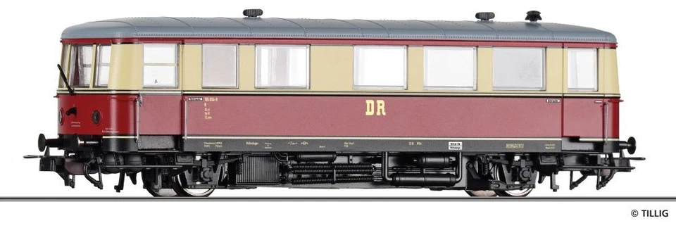 Tillig H0 73133 Triebwagen BR 186 der DR, Ep. IV - Bild 1 von 1