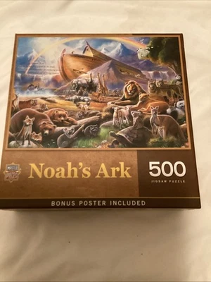 Rompecabezas Arca de Noé 500 piezas, con póster extra, juego completo - nuevo Foto 1 de 2