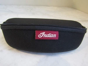 Indian Motorcycles Hard Shell Zip Logo Eyeglasses Case - Picture 1 of 4