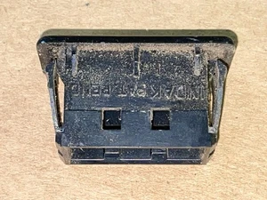 Corvette C4 door panel rear hatch glass release switch block off plate 84-96 - Picture 1 of 2