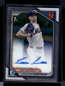 Bowman Draft 2024 Jonathan Santucci #CPA-JS 1er prospecto en tarjeta automática - Imagen 1 de 2