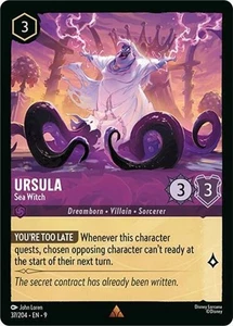 x1 Ursula - Sea Witch - 37/204 - Rare Lorcana DLC09 Fabled M/NM - Picture 1 of 1