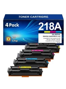 218A 218X Tonerkartusche (ohne Chip) 4er Pack (BITTE BESCHREIBUNG LESEN) - Bild 1 von 24