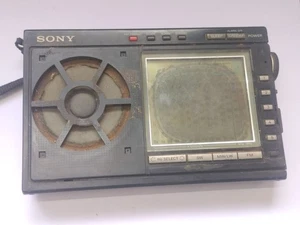 Radio Sony ICF 7600 DA ondes courtes morte abîmée pour pièces ou réparation - Photo 1/9