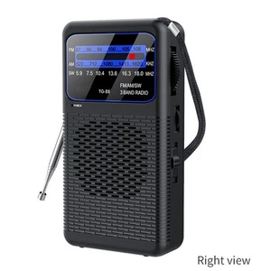 Sleek Design Portable AM/FM/SW Receiver Providing Sound on All Your Adventures - Picture 1 of 6