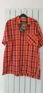 Mens REGATTA short Sleeve Check Shirt Size Xl - New - Picture 1 of 4