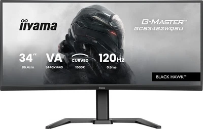 iiyama GCB3482WQSU-B1 UltraWide Quad HD Curved Gaming Display 86,4 cm (34") - Bild 1 von 4