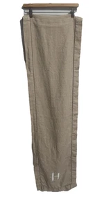 Pottery Barn 15" x 105" Tan Linen Table Runner Monogrammed "H" - Picture 1 of 8