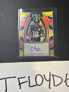 Calvin Austin III 2023 Panini Select Auto (21/75) - Picture 1 of 2