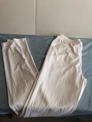 Cuddl Duds Climatesmart PEQUEÑAS Mujer Blanco Leggings 25" Cintura, 30.5" Entrepierna Foto 1 de 4