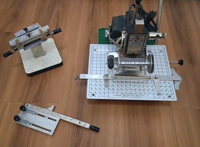 Máquina de impressão Howard personalizador carimbo gravação folha quente prensa carimbo B - Imagem 1 de 4