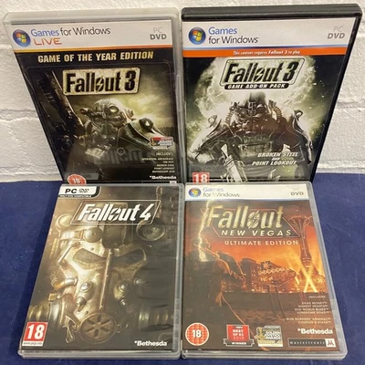 Fallout PC Bundle Fallout 3 GOTY, Add-On Pack, New Vegas Ultimate & Fallout 4 - Bild 1 von 3