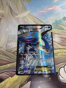 Pokemon Juego de Cartas Coleccionables Kyogre EX 148/160 Primal Clash Arte Completo Holo - Imagen 1 de 11