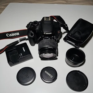 Canon EOS Rebel T5 DSLR Digital Camera  W/ Extras  - Picture 1 of 13