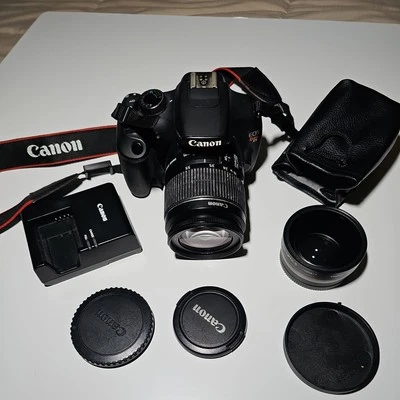 Canon EOS Rebel T5 DSLR Digital Camera  W/ Extras  - Image 1 of 4