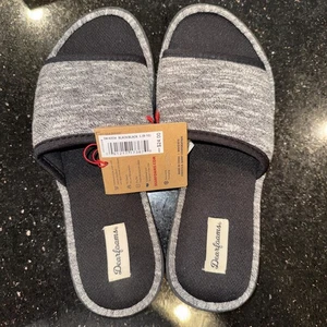 Dearfoams Memory Foam Slippers Slides Houseshoes Women’s L (9-10) SM 40534 NWT - Picture 1 of 12