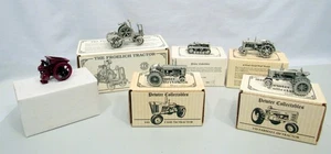 VINTAGE LOT OF 6 CASE, FARMALL & JOHN DEERE PEWTER COLLECTABLE TRACT (EZS003346) - Picture 1 of 12