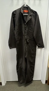Vintage style Worker's Coveralls - Brown, "Red Kap" brand, mechanic - Sz 42 Reg - Picture 1 of 15