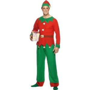 Weihnachtself Kostüm für Herren Wichtelkostüm Wichtel Kostüm Fasching L 52-54 - Bild 1 von 1