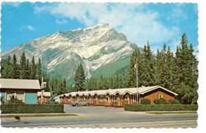 BANFF ALBERTA CA Alpine Motel Vtg Nat'l Park Postcard - Picture 1 of 1