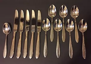 13 Pezzi Oneida Posate Ottima Qualità Inox 18/10 Modello Sconosciuto - Foto 1 di 7