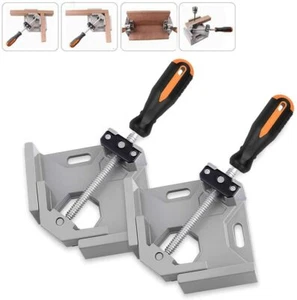 2Pc 90°Right Angle Clamp Single Handle Corner Clamp Woodworking Photo Frame Clip - Picture 1 of 7