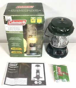 Coleman Propane Lantern w/ Box & Instruction- Model  5155B - Foto 1 di 19