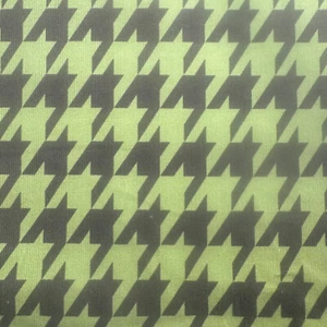 Houndstooth Stretch Cord Fabric Robert Kaufman By the Yard Olive Green Brown #BT - Picture 1 of 3