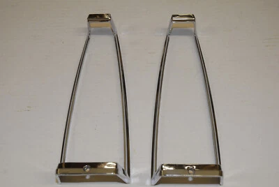 1977 年凯迪拉克 NOS DEVILLE/FLEETWOOD CHROME 尾灯挡板套装 — 第 1/4 张图片