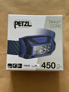 NUOVA LAMPADA FRONTALE PETZL TIKKA CORE 450 COLORE BLU SPEDIZIONE GRATUITA VELOCE - Foto 1 di 4