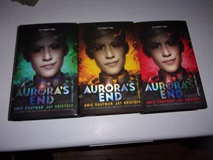 Signed Jay Kristoff & Amie Kaufman Aurora's End Red Ed. Goldsboro & Illumicrate - Picture 1 of 12