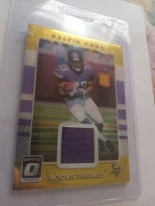 2017 Panini Donruss Rookie Threads Dalvin Cook #13 Rookie RC Vikings  - Bild 1 von 3