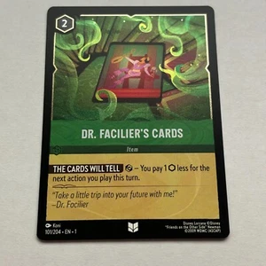 Dr. Facilier's Cards 101/204 Disney Lorcana The First Chapter Cold Foil Card NM - Picture 1 of 2
