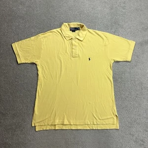 POLO RALPH LAUREN Herren Polohemd Kurzarm Gr. XL Poloshirt Polo Logo 20712 Gelb - Bild 1 von 8