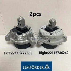 2pcs Lemförder Engine Mount Bracke Mount Kits For BMW 7 F01 F02 F04 740i 740Li - Picture 1 of 3
