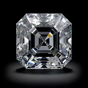 2 pcs Loose Lab Grown CVD Diamond 6 MM Asscher D Color IF Clarity Certified - Picture 1 of 8