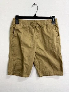 Levi's Chino Short Boys Large Brown Slim Fit Logo Cotton Elastic Waist Pockets - Picture 1 of 6