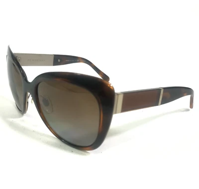 博柏利太阳镜 B 3088 1217/T5 玳瑁猫眼框带棕色镜片 — 第 1/4 张图片