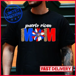 Puerto Rican Mom Pride Puerto Rico Flag T-Shirt - Picture 1 of 4