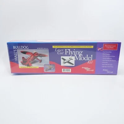 Kit de corte a laser 24" Wingspan Hall's Bulldog Racer borracha Pwd aeronave - Imagem 1 de 3