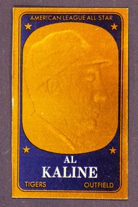 1965 Topps Embossed #13 Al Kaline EX to NM (Edge Bend) - Bild 1 von 3