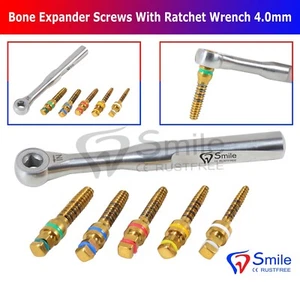 Bone Expander Kit 5 PCS Screws Dental Implant With Free Ratchet Wrench 4.0mm CE - Picture 1 of 4