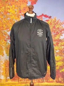 Everton Football Club black Umbro polyester Jacket. UK men's size Medium - Picture 1 of 12
