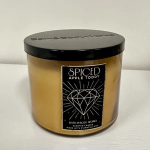 Bath & Body Works SPICED APPLE TODDY  Candle 3 Wick 14.5 oz NEW - Picture 1 of 4