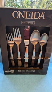 Oneida Everdine 45-teiliges Besteckservice für jeden Tag für 8 Edelstahl - Bild 1 von 4