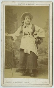CDV circa 1873. Comédienne et chanteuse Anna Judic. Opéra-bouffe. Offenbach - Picture 1 of 2