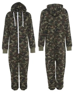 Mens Camouflage Print Jumpsuit Size S-XL - Picture 1 of 3
