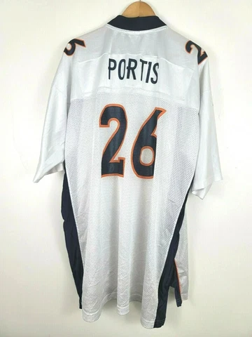 Vintage Reebok Clinton Portis #26 Denver Broncos Jersey Men's Large L Football Cover