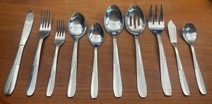 Cambridge * ASHER-SAND Glossy/Satin Stainless Flatware - CHOICE - CHOOSE (52) - Picture 1 of 3